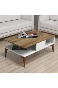 Beyaz-ceviz Orta Sehpa Modern